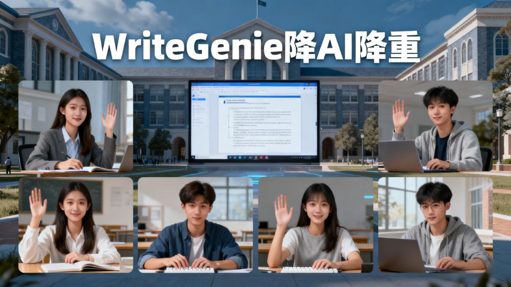 毕业季论文降重不再愁：WriteGenie帮你搞定AIGC检测与低