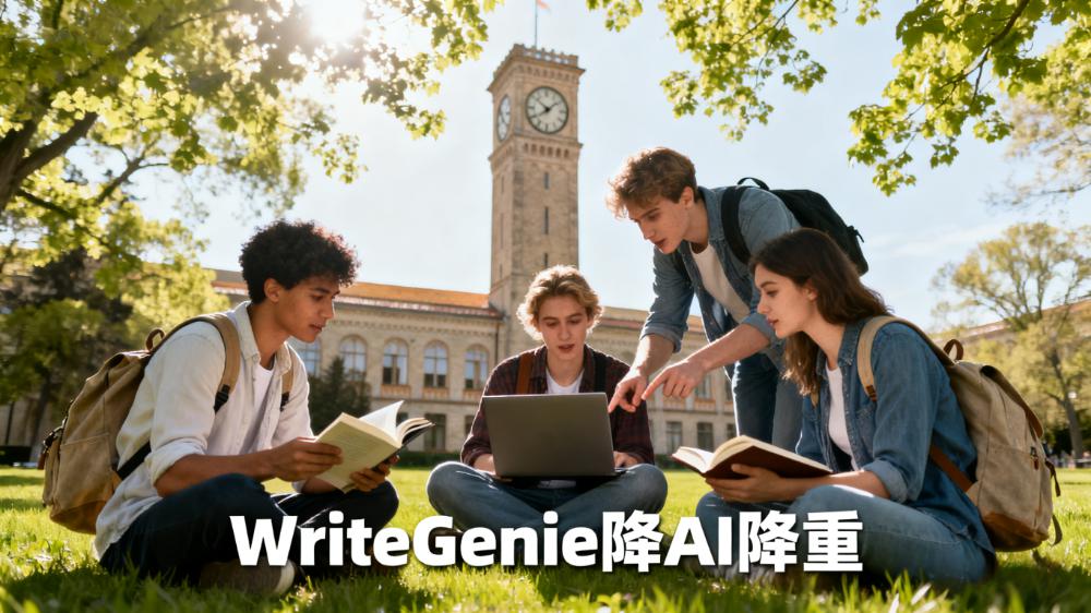 AI论文过检卡壳？WriteGenie一键除痕降重稳达标